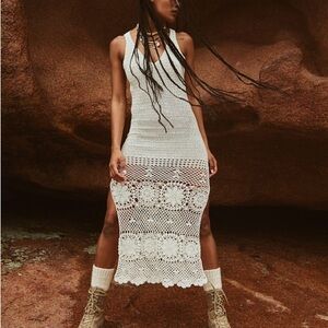 Spell Crochet Maxi Dress FLAWS